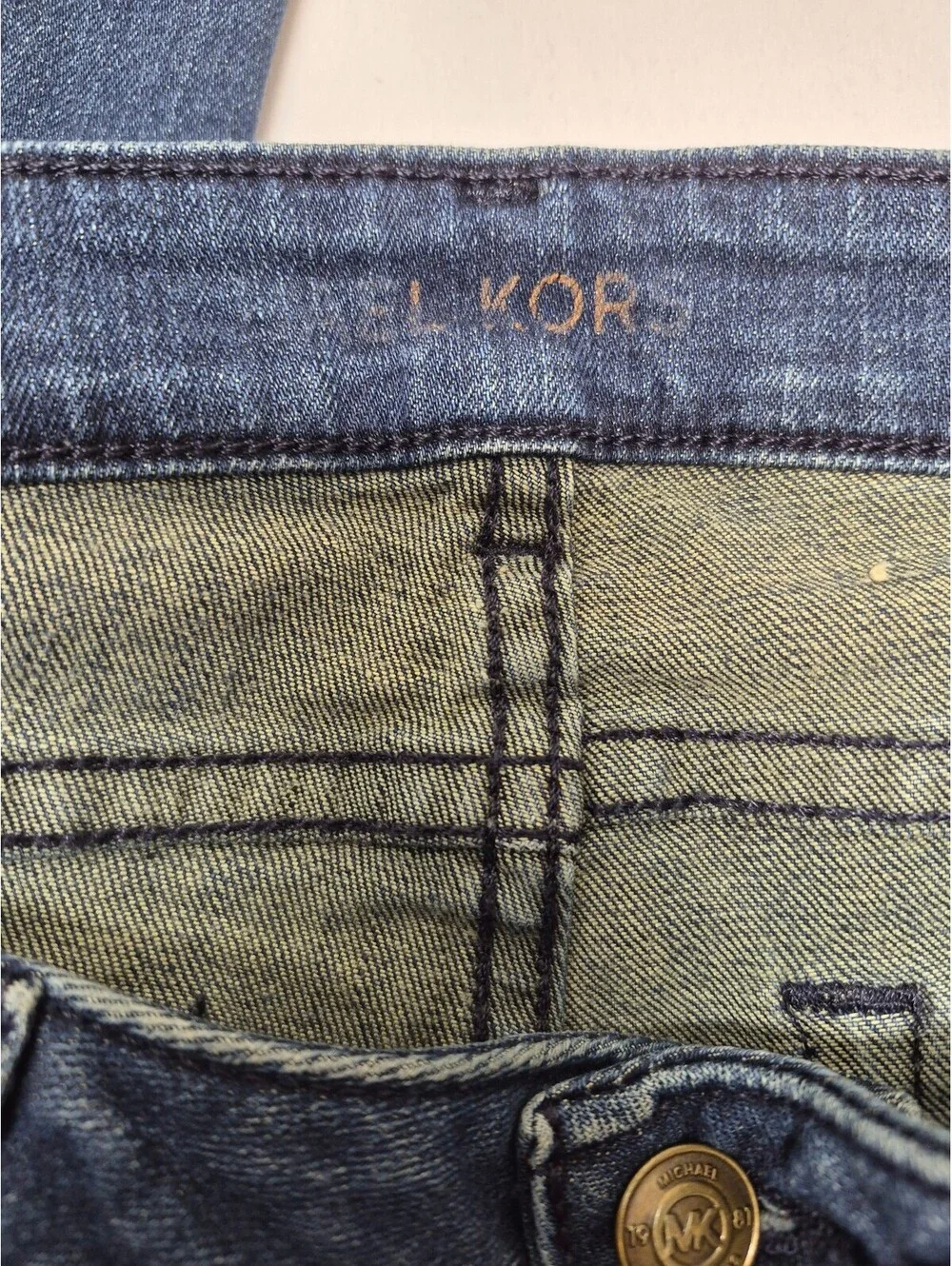 Michael Kors Women's Blue Denim Jeans Slim Fit Size 6 B373